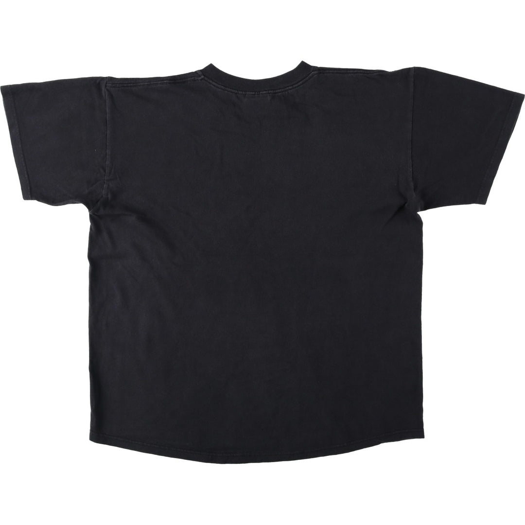 90s-00'S Hard Rock Cafe advertising T-shirt, men's size L (approx.) cotton black type Vintage Second Hand