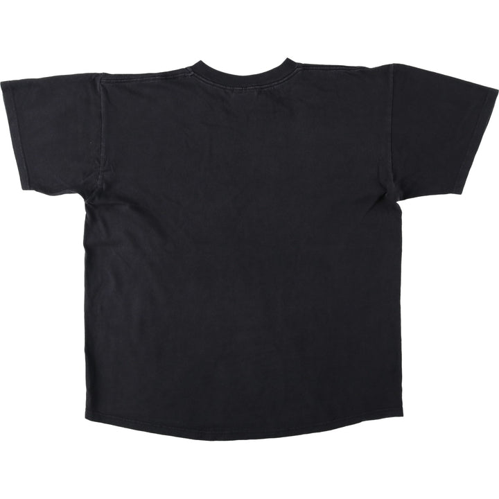 90s-00'S Hard Rock Cafe advertising T-shirt, men's size L (approx.) cotton black type Vintage Second Hand
