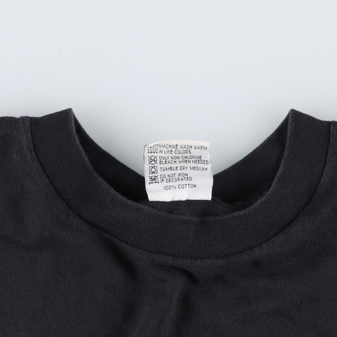 90s-00'S Hard Rock Cafe advertising T-shirt, men's size L (approx.) cotton black type Vintage Second Hand