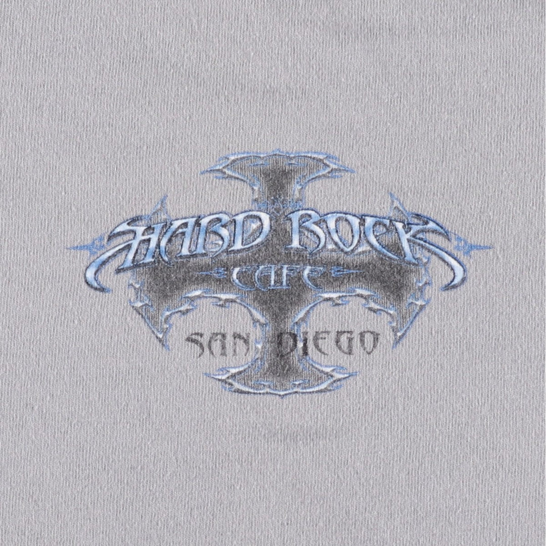 90s-era Hard Rock Cafe advertising t-shirt, men's size XL equivalent, vintage. cotton gray type Vintage Second Hand