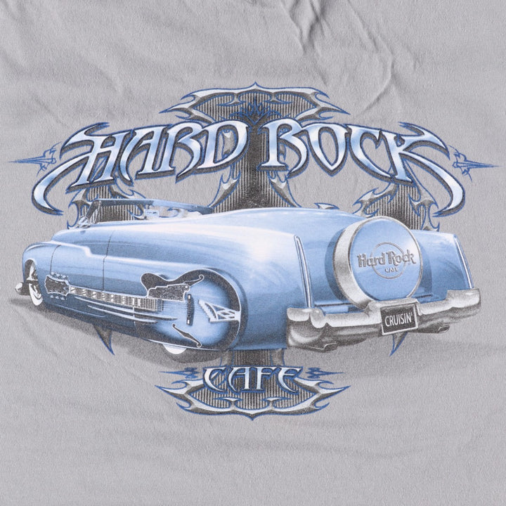 90s-era Hard Rock Cafe advertising t-shirt, men's size XL equivalent, vintage. cotton gray type Vintage Second Hand