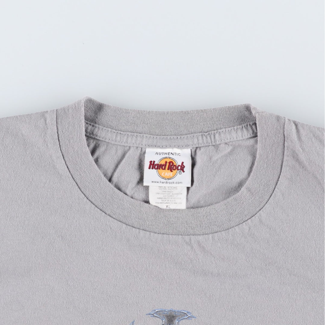 90s-era Hard Rock Cafe advertising t-shirt, men's size XL equivalent, vintage. cotton gray type Vintage Second Hand