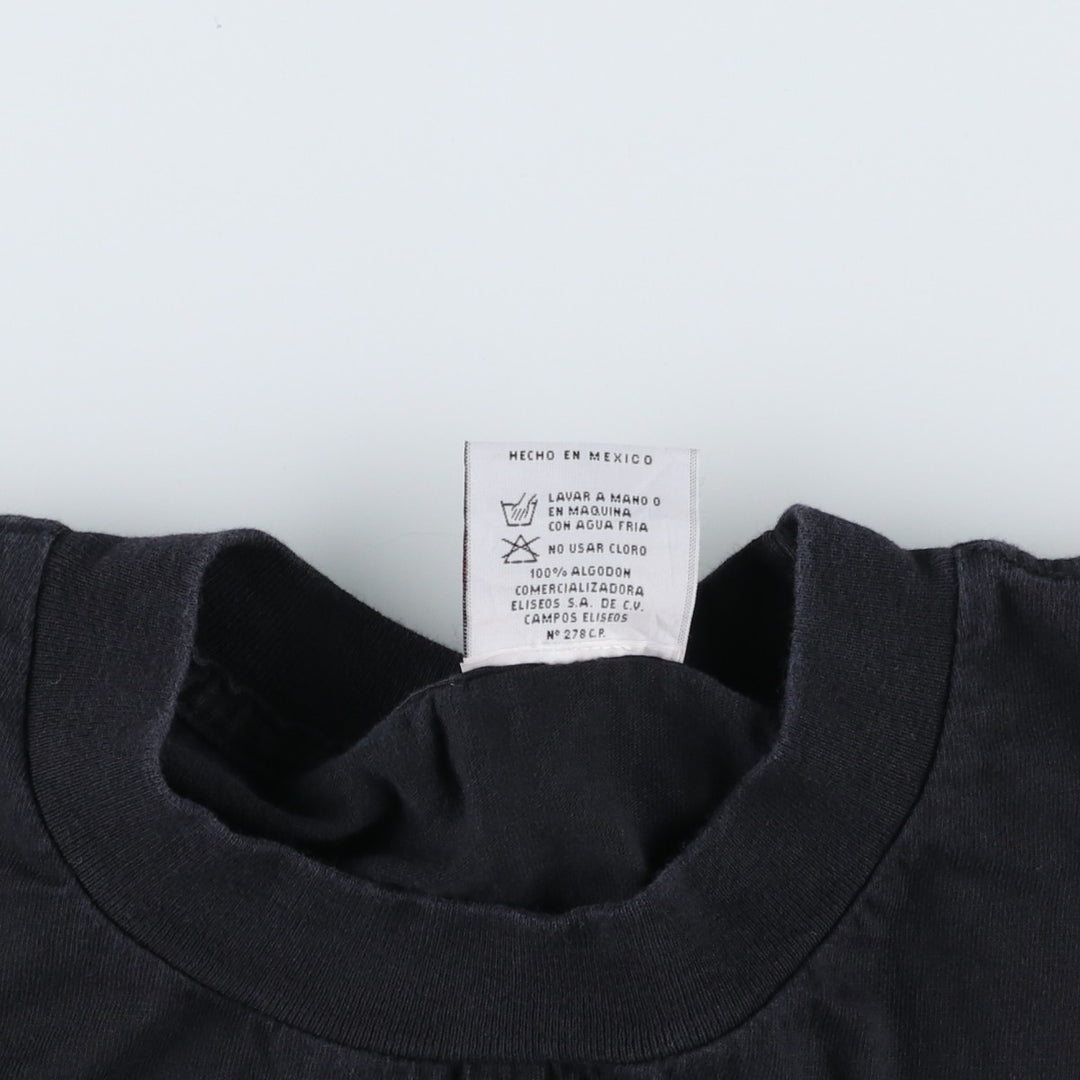 HARD ROCK CAFE Hard Rock Cafe Advertising T-shirt Men's L size cotton black type Vintage Second Hand