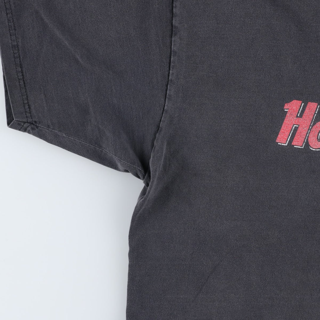 HARD ROCK CAFE Hard Rock Cafe Advertising T-shirt Made in USA Men's XL cotton Charcoal Vintage Second Hand