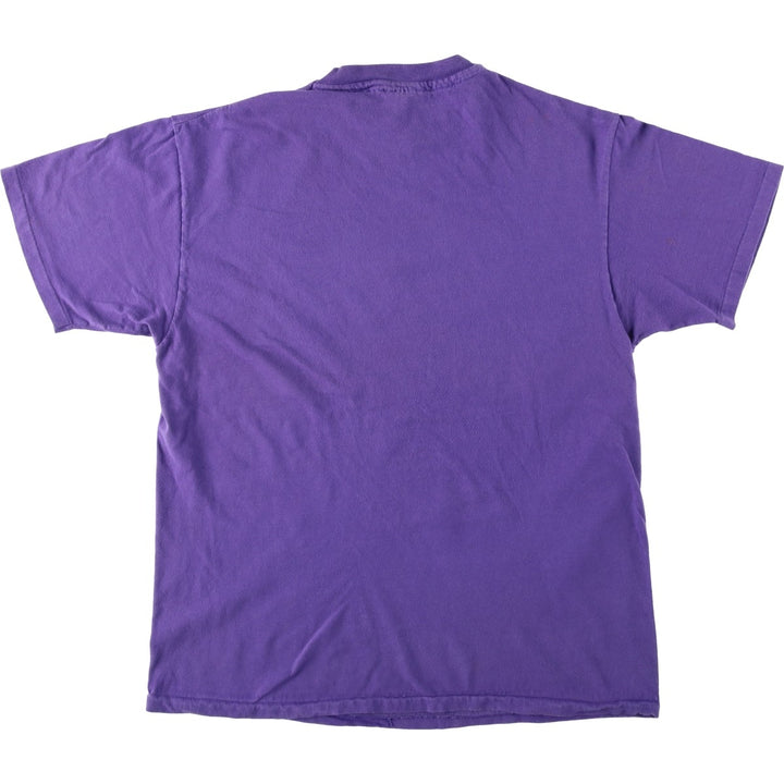 90'S Hanes HARD ROCK CAFE Advertising T-shirt Made in USA Men's L Vintage cotton purple type Vintage Second Hand