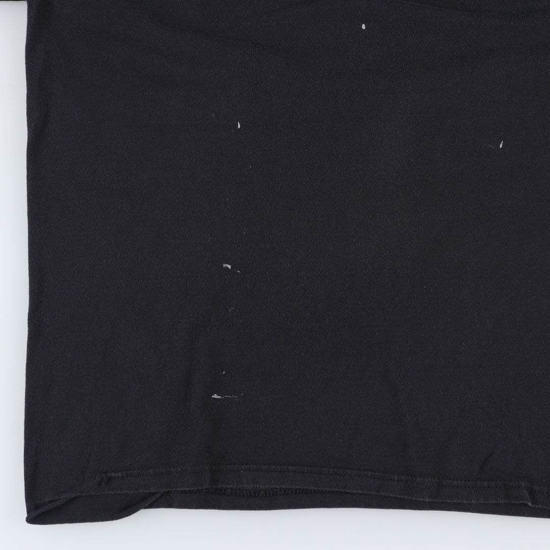 90s-00'S Delta MARS MUSIC advertising T-shirt, men's size L (approx.) cotton black type Vintage Second Hand