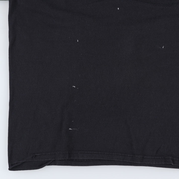 90s-00'S Delta MARS MUSIC advertising T-shirt, men's size L (approx.) cotton black type Vintage Second Hand