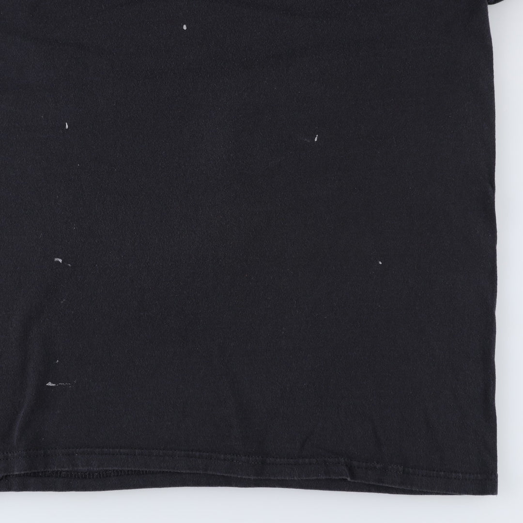 90s-00'S Delta MARS MUSIC advertising T-shirt, men's size L (approx.) cotton black type Vintage Second Hand