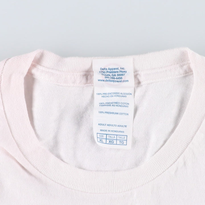 2000'S Delta Modelo Especial Advertising T-shirt, Men's XL equivalent. cotton pink type Vintage Second Hand