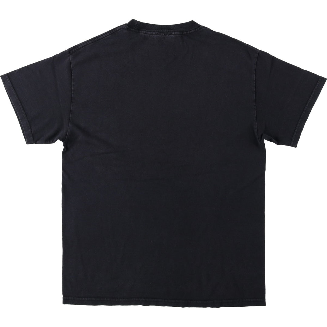 GUINNESS Beer Print Advertising T-Shirt (Unclear) - Men's Size S (Equivalent) - Crew Neck (Round Neck) - Short Sleeve unclear black type Vintage Second Hand
