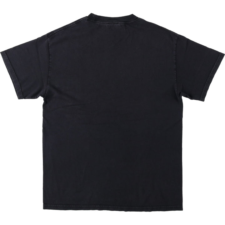 GUINNESS Beer Print Advertising T-Shirt (Unclear) - Men's Size S (Equivalent) - Crew Neck (Round Neck) - Short Sleeve unclear black type Vintage Second Hand
