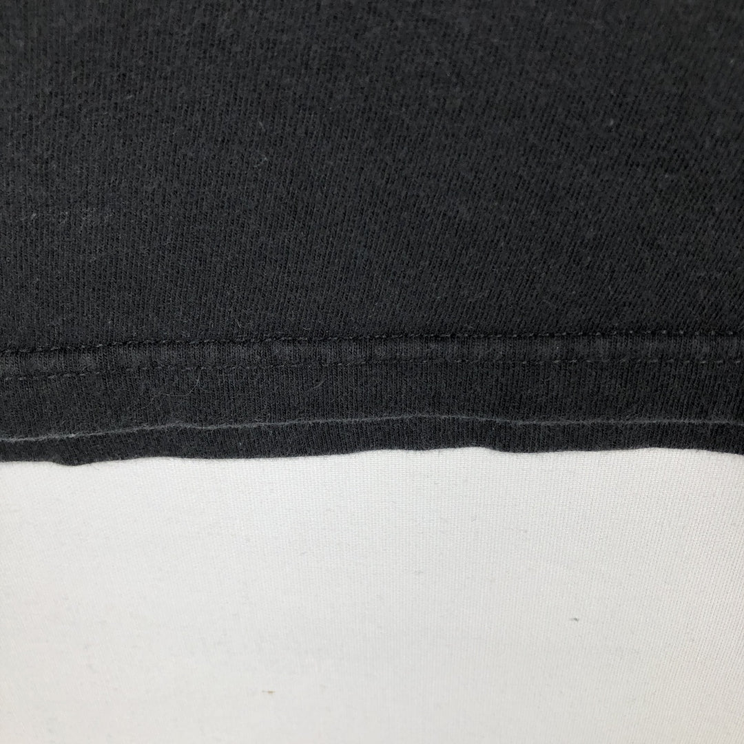 FENDER advertising T-shirt, men's size XL (approx.) cotton black type Vintage Second Hand