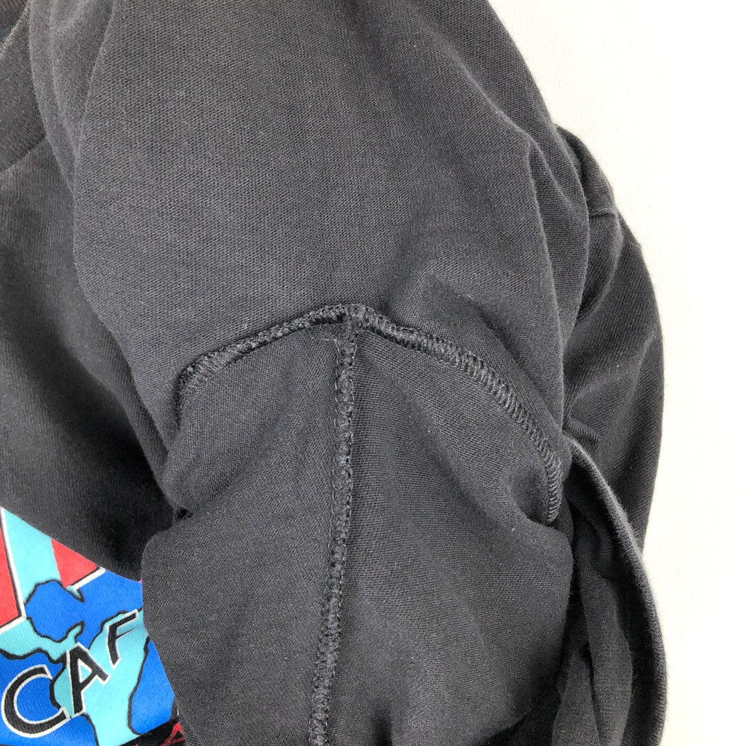 90'S HARD ROCK CAFE Hard Rock Cafe Advertising T-shirt Made in USA Men's L Vintage cotton black type Vintage Second Hand