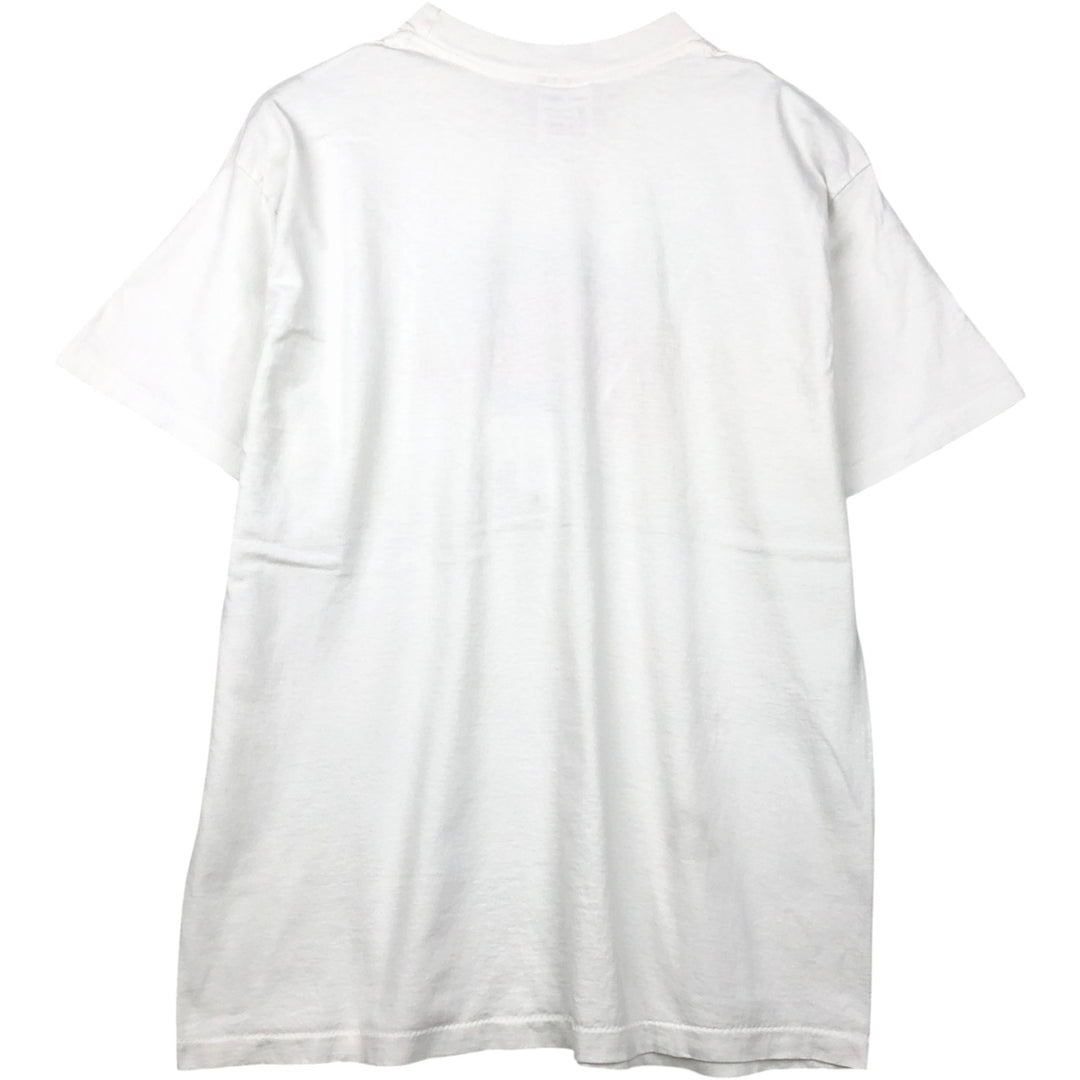 90'S PLANET HOLLYWOOD Advertising T-shirt Made in USA Men's XL Vintage cotton white type Vintage Second Hand