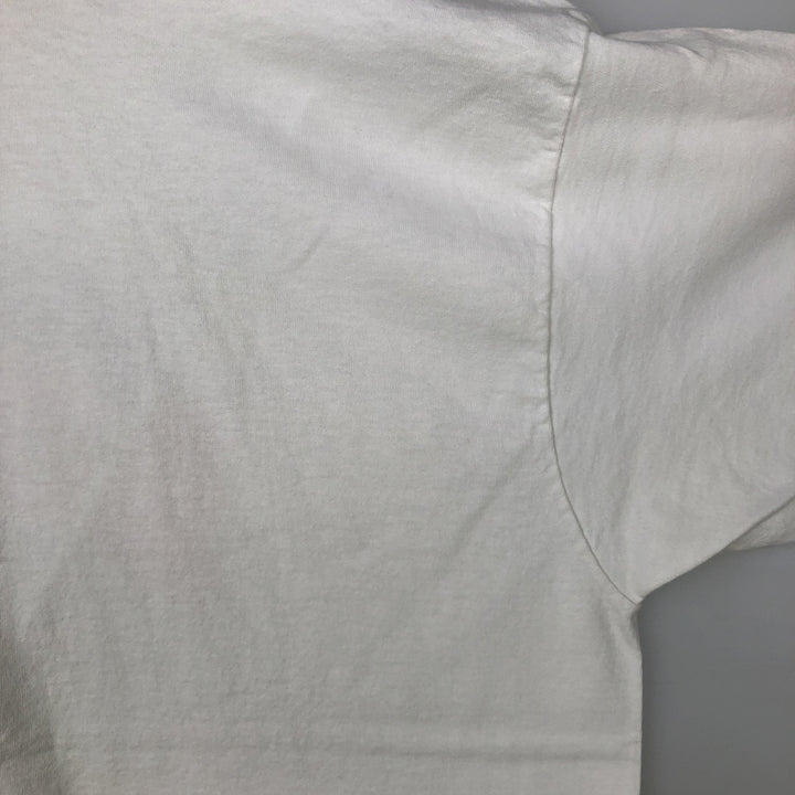 90'S PLANET HOLLYWOOD Advertising T-shirt Made in USA Men's XL Vintage cotton white type Vintage Second Hand