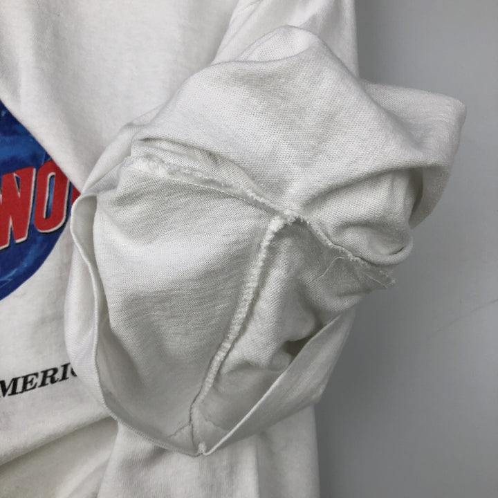 90'S PLANET HOLLYWOOD Advertising T-shirt Made in USA Men's XL Vintage cotton white type Vintage Second Hand