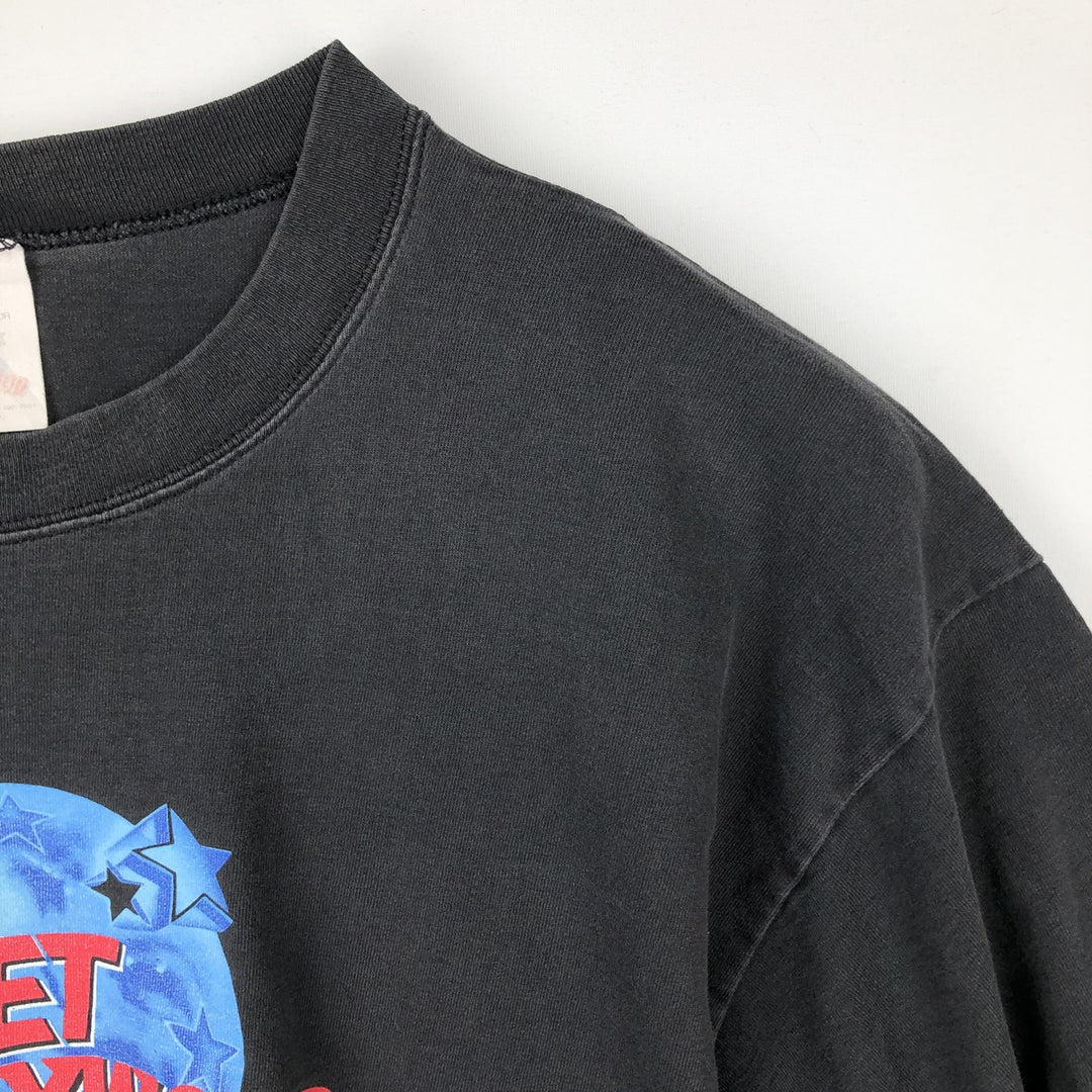 90'S PLANET HOLLYWOOD Advertising T-Shirt, Made in USA, Men's XXL equivalent, Vintage cotton black type Vintage Second Hand