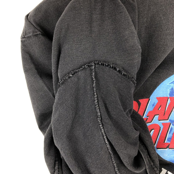 90'S PLANET HOLLYWOOD Advertising T-Shirt, Made in USA, Men's XXL equivalent, Vintage cotton black type Vintage Second Hand