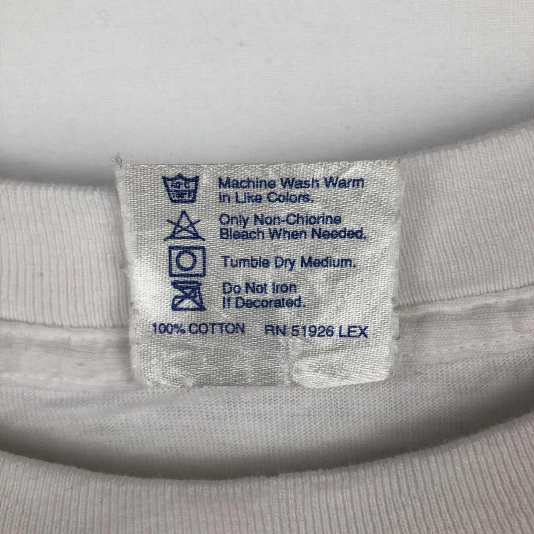 90'S HARD ROCK CAFE Hard Rock Cafe Advertising T-shirt Made in USA Men's XL Vintage cotton white type Vintage Second Hand