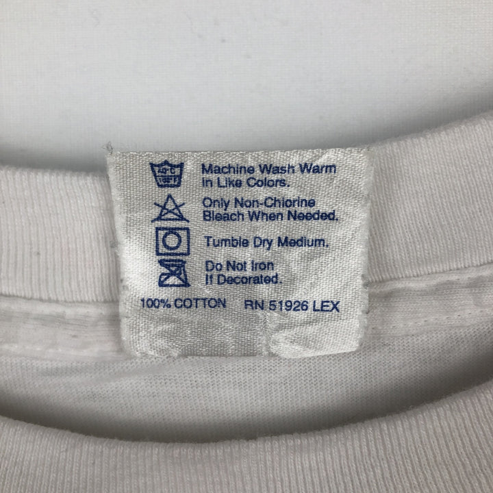 90'S HARD ROCK CAFE Hard Rock Cafe Advertising T-shirt Made in USA Men's XL Vintage cotton white type Vintage Second Hand