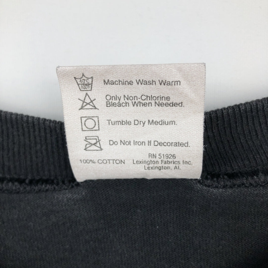 90'S PLANET HOLLYWOOD Advertising T-shirt Made in USA Men's XL Vintage cotton black type Vintage Second Hand