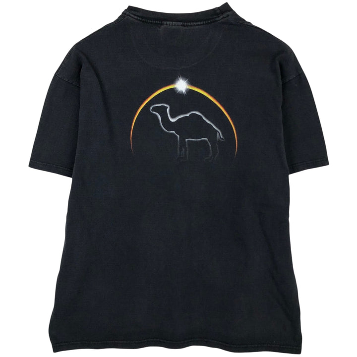 90s-00'S Hanes Heavyweight Camel Advertising T-shirt, Men's Size XL (approx.) cotton black type Vintage Second Hand