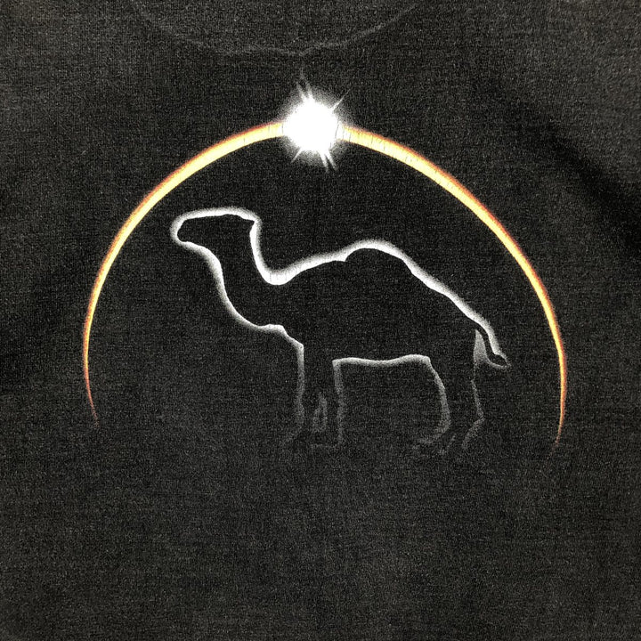 90s-00'S Hanes Heavyweight Camel Advertising T-shirt, Men's Size XL (approx.) cotton black type Vintage Second Hand