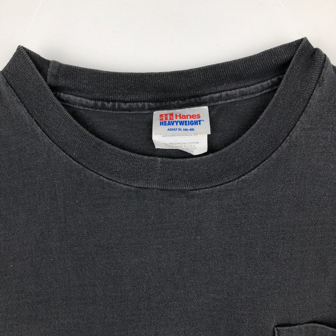 90s-00'S Hanes Heavyweight Camel Advertising T-shirt, Men's Size XL (approx.) cotton black type Vintage Second Hand