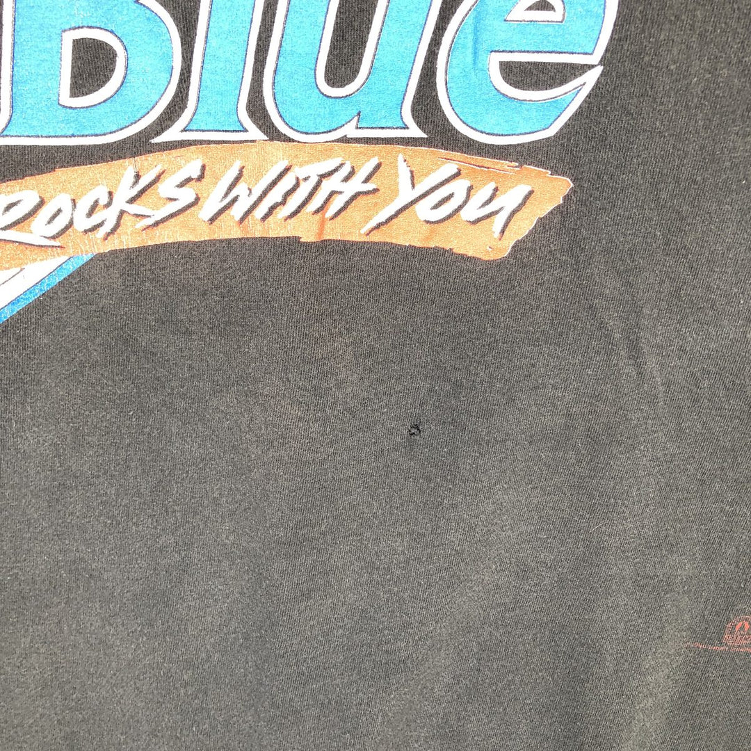 ~90'S Labatt's Blue Advertising T-Shirt, Men's Size M (Equivalent), Vintage unclear black type Vintage Second Hand