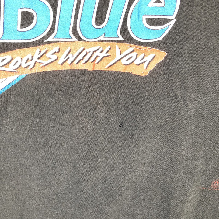 ~90'S Labatt's Blue Advertising T-Shirt, Men's Size M (Equivalent), Vintage unclear black type Vintage Second Hand