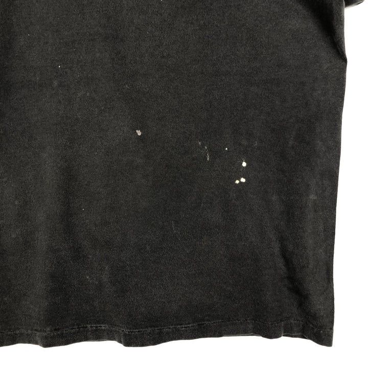 1980'S Hanes BEEFY-T Blue Tag CAPT. BILL'S SUBMARINE Advertising T-Shirt, Made in USA, Men's Size L (approx.), Vintage cotton black type Vintage Second Hand