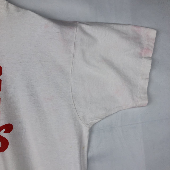 90'S Fruit of the Loom LifeStyles Advertising T-Shirt, Made in USA, Men's XL equivalent, Vintage cotton white type Vintage Second Hand