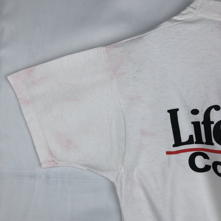 90'S Fruit of the Loom LifeStyles Advertising T-Shirt, Made in USA, Men's XL equivalent, Vintage cotton white type Vintage Second Hand