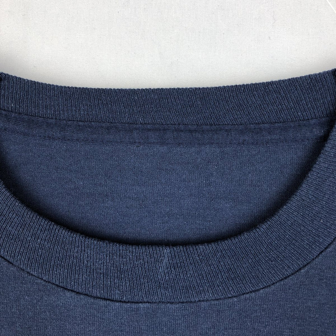 90'S Max & Erma's advertising T-shirt, men's size M equivalent, vintage. unclear navy blue type Vintage Second Hand
