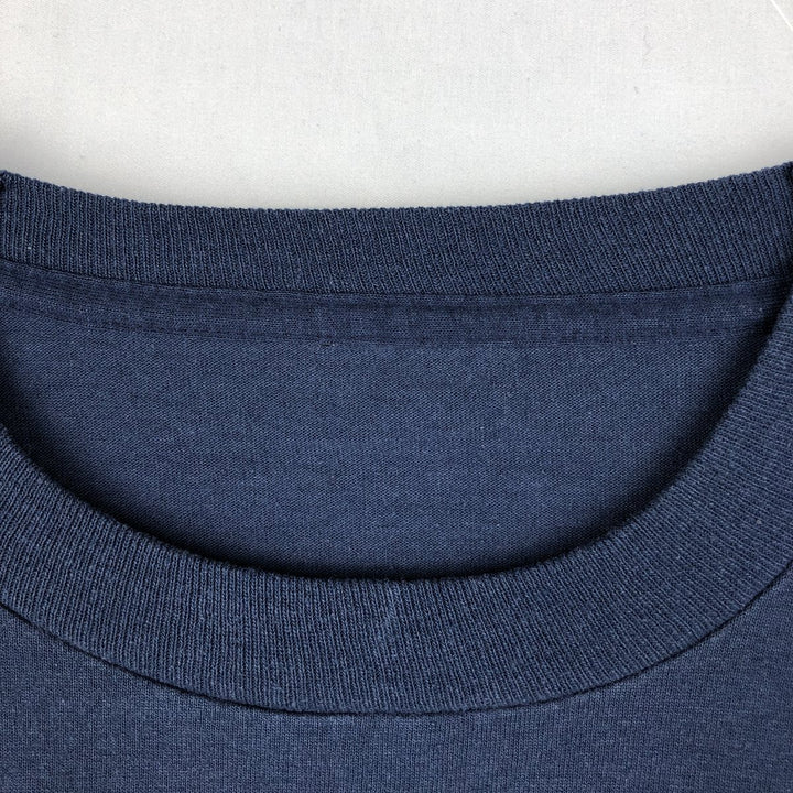 90'S Max & Erma's advertising T-shirt, men's size M equivalent, vintage. unclear navy blue type Vintage Second Hand