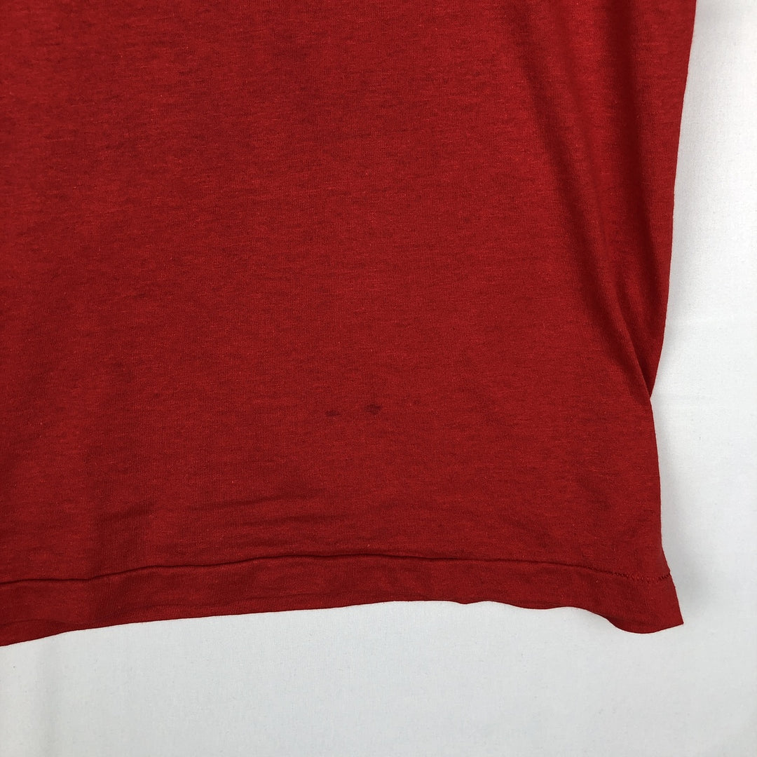 80s-90'S Screen Stars Nestlé Crunch Advertising T-Shirt, Made in USA, Men's Size L (approx.), Vintage cotton red type Vintage Second Hand