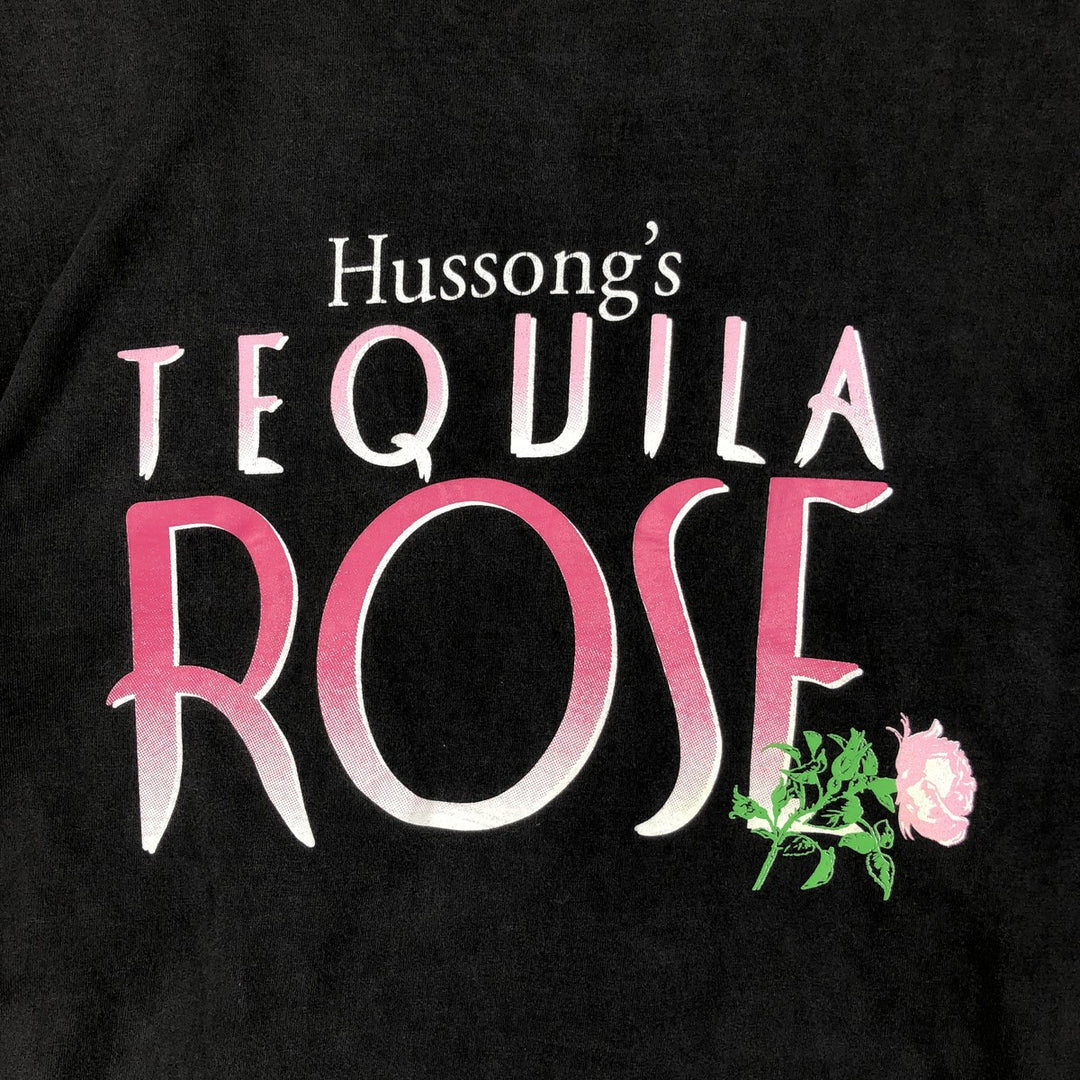 90'S ACCORD Tequila Rose Tequila Rose Advertising T-Shirt, Men's XL equivalent, Vintage cotton black type Vintage Second Hand