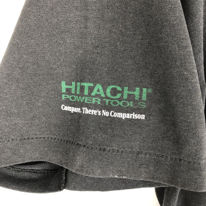 90'S Hanes HEAVYWEIGHT 50 cotton Charcoal Vintage Second Hand