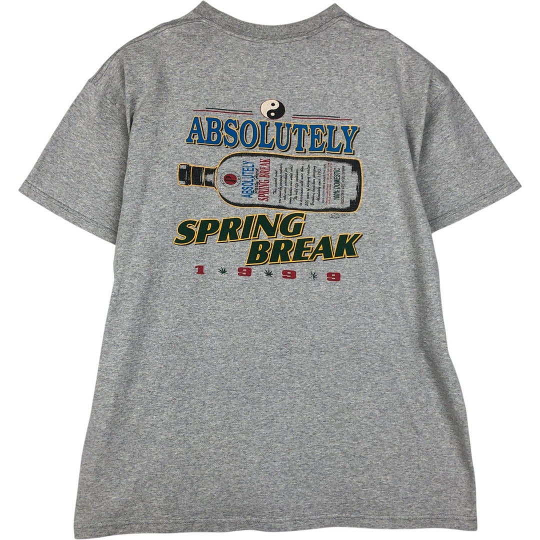 90s-00'S Delta Pro Weight Parody Print T-Shirt, Made in USA, Men's XL equivalent, Vintage cotton gray type Vintage Second Hand