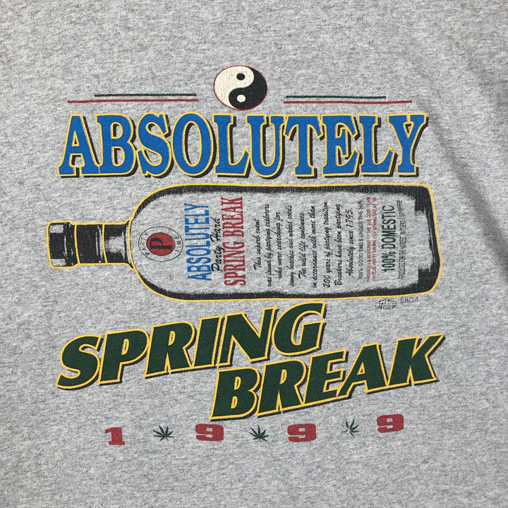 90s-00'S Delta Pro Weight Parody Print T-Shirt, Made in USA, Men's XL equivalent, Vintage cotton gray type Vintage Second Hand