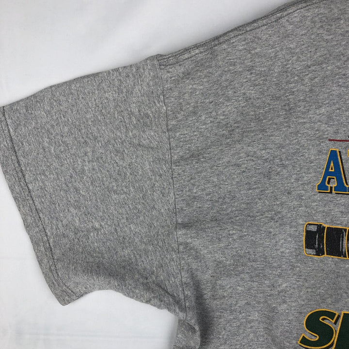 90s-00'S Delta Pro Weight Parody Print T-Shirt, Made in USA, Men's XL equivalent, Vintage cotton gray type Vintage Second Hand