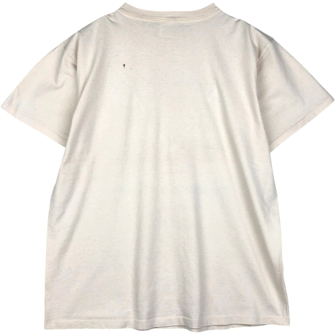 90'S Delta DOS EQUIS XX Advertising T-Shirt, Made in USA, Men's XL equivalent, Vintage cotton Beige type Vintage Second Hand