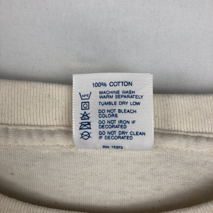 90'S Delta DOS EQUIS XX Advertising T-Shirt, Made in USA, Men's XL equivalent, Vintage cotton Beige type Vintage Second Hand