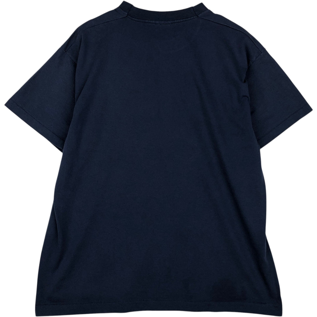 90'S Fruit of the Loom Best Northwest Savings Bank Advertising T-Shirt, Made in USA, Men's XL equivalent, Vintage cotton navy blue type Vintage Second Hand