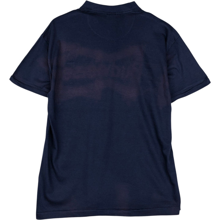 90'S SIGNAL BUDWEISER Advertising T-Shirt, Made in USA, Men's XL equivalent, Vintage cotton navy blue type Vintage Second Hand