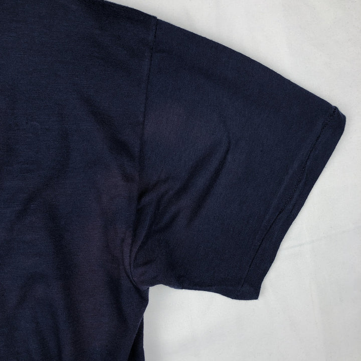 90'S SIGNAL BUDWEISER Advertising T-Shirt, Made in USA, Men's XL equivalent, Vintage cotton navy blue type Vintage Second Hand