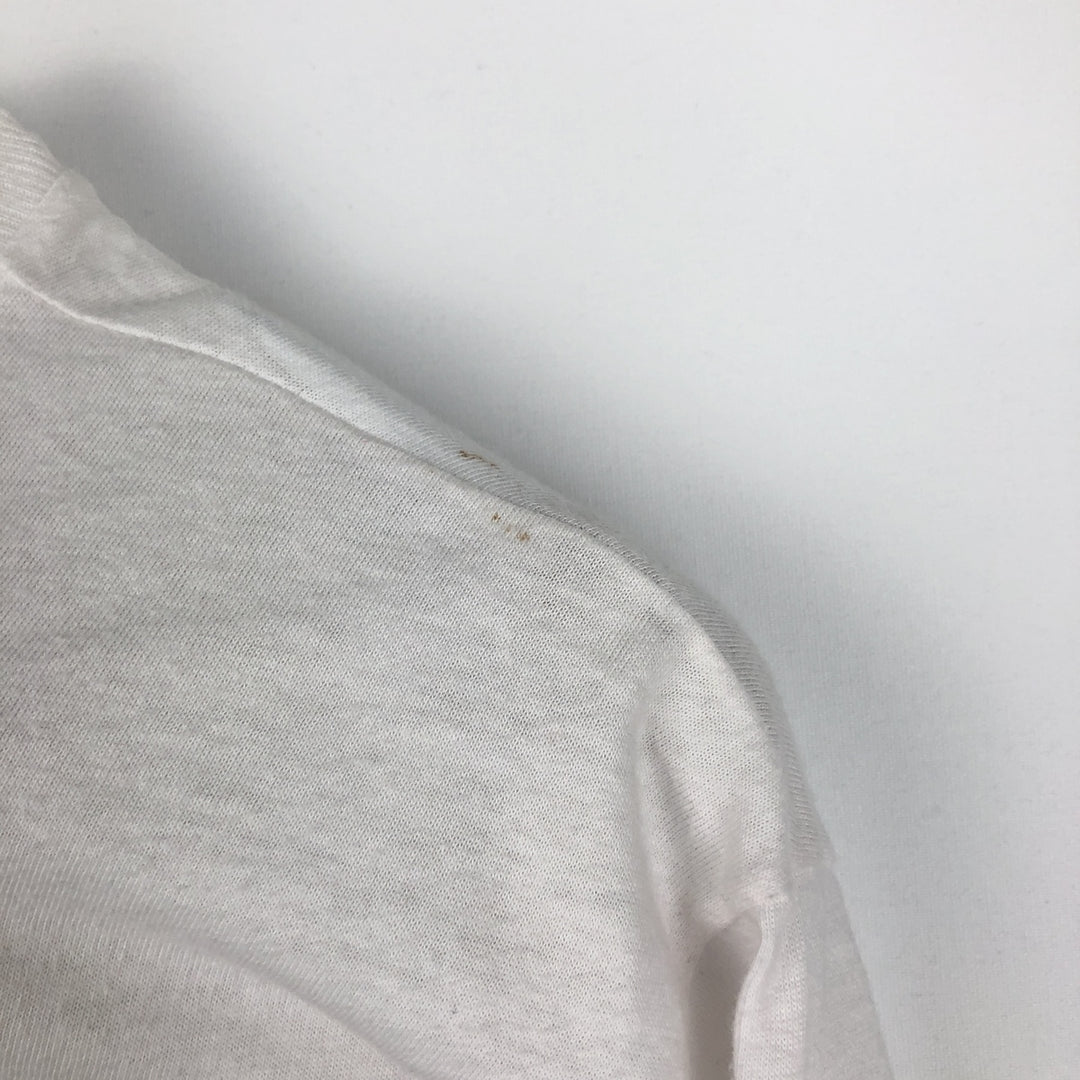 80s-90'S Hershey's advertising T-shirt, Made in USA, Men's size L equivalent, Vintage cotton white type Vintage Second Hand