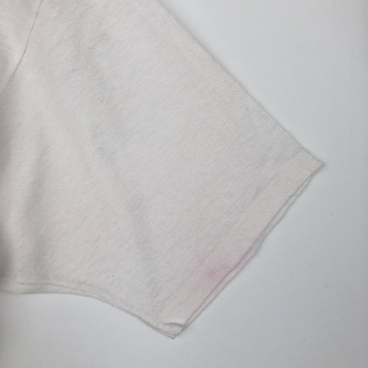 80s-90'S Hershey's advertising T-shirt, Made in USA, Men's size L equivalent, Vintage cotton white type Vintage Second Hand