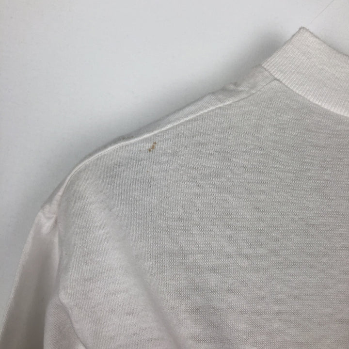 80s-90'S Hershey's advertising T-shirt, Made in USA, Men's size L equivalent, Vintage cotton white type Vintage Second Hand