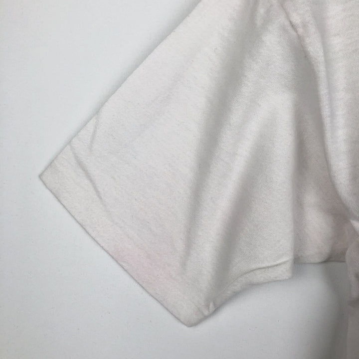80s-90'S Hershey's advertising T-shirt, Made in USA, Men's size L equivalent, Vintage cotton white type Vintage Second Hand
